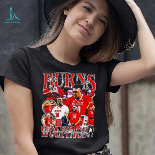 DJ Burns Jr. college basketball player NC State Wolfpack North Carolina State University shirt