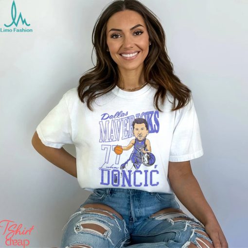 Dallas Mavericks Luka Doncic Caricature T Shirt