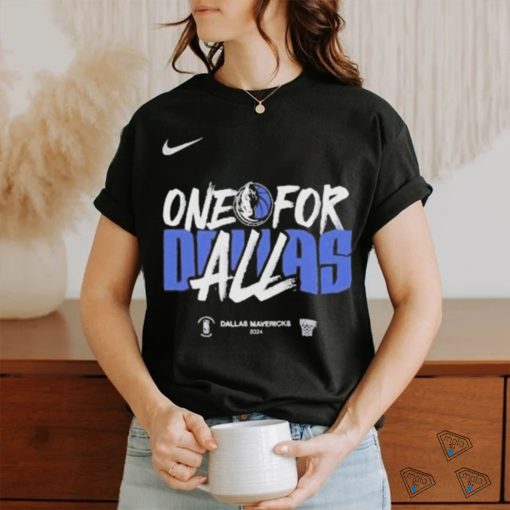 Dallas Mavericks Nike 2024 NBA Playoffs Mantra One For All Unisex T Shirt