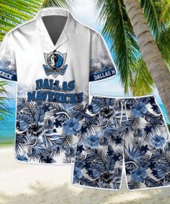 Dallas Mavericks Team Logo Pattern Basketball Season Hawaiian Shirt & Short