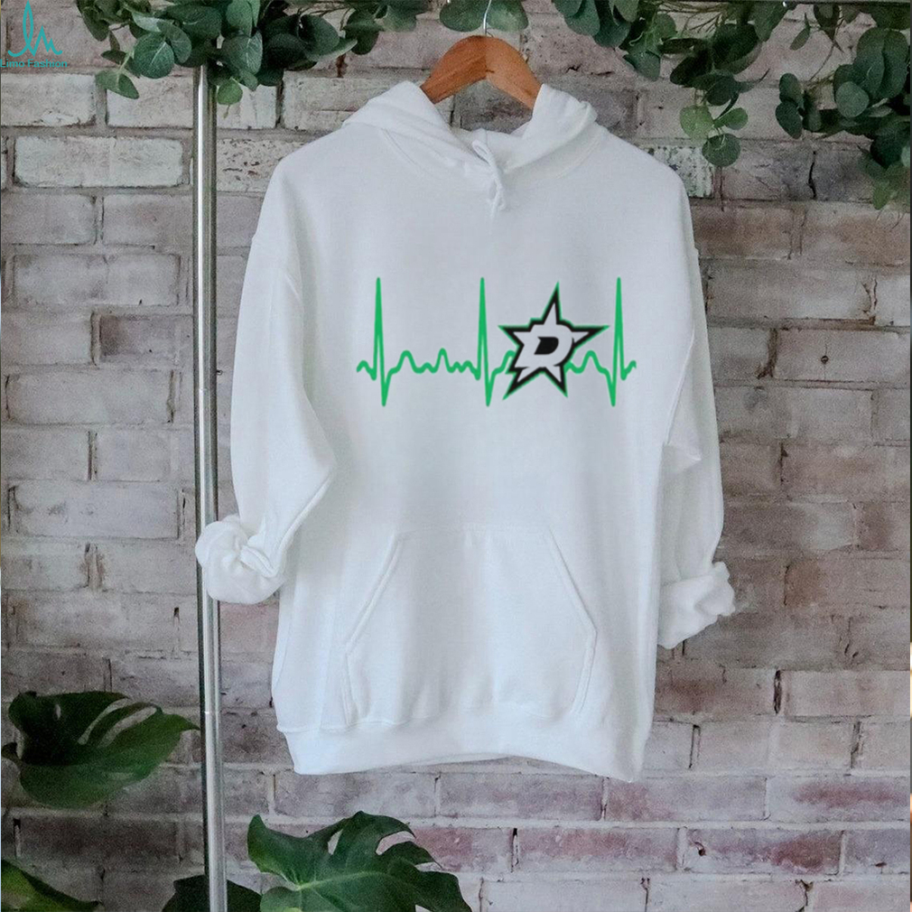 Dallas Stars Heartbeat T Shirt, Heartbeat Hockey 2024 Shirt Dallas Stars Heartbeat T Shirt, Heartbeat Hockey 2024 Shirt