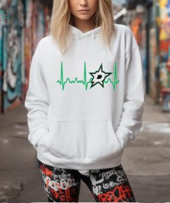 Dallas Stars Heartbeat T Shirt, Heartbeat Hockey 2024 Shirt