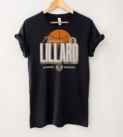 Damian Lillard Milwaukee Bucks Label WHT Shirt