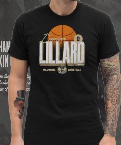 Damian Lillard Milwaukee Bucks Label WHT Shirt