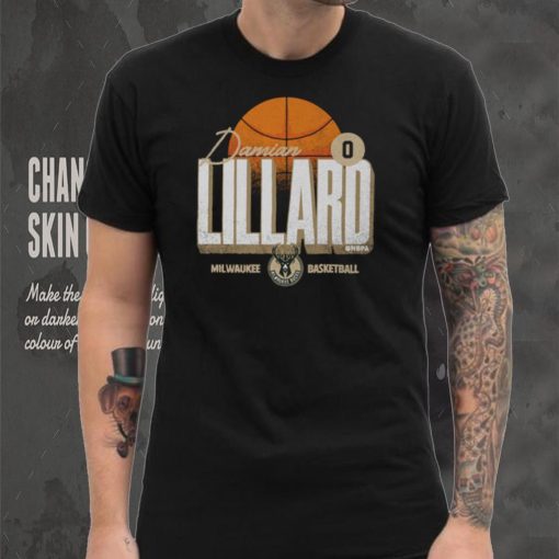 Damian Lillard Milwaukee Bucks Label WHT Shirt