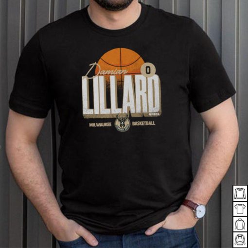 Damian Lillard Milwaukee Bucks Label WHT Shirt