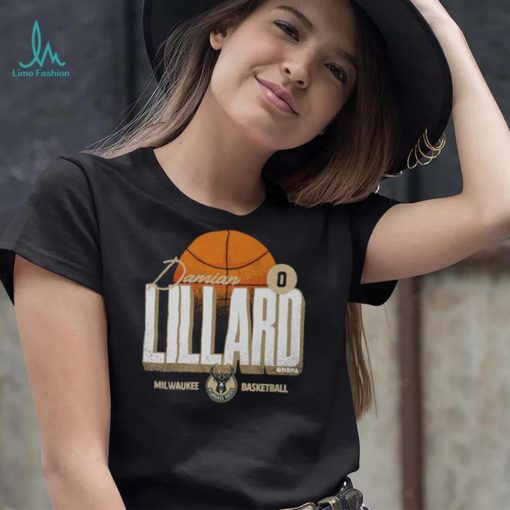 Damian Lillard Milwaukee Bucks Label WHT Shirt