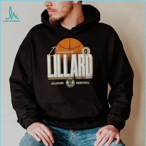 Damian Lillard Milwaukee Bucks Label WHT Shirt
