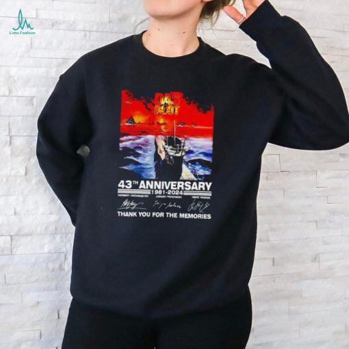 Das Boot 43th Anniversary 1981 2024 Thank You For The Memories T Shirt