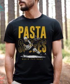 David Pastrnak Boston Pasta Scores WHT SHIRT