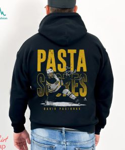 David Pastrnak Boston Pasta Scores WHT SHIRT