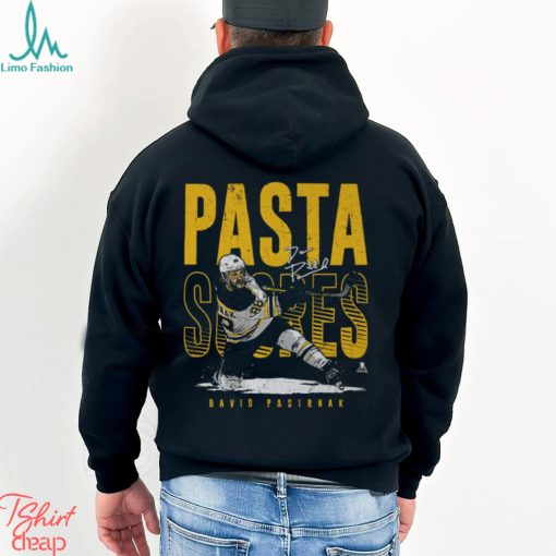 David Pastrnak Boston Pasta Scores WHT SHIRT