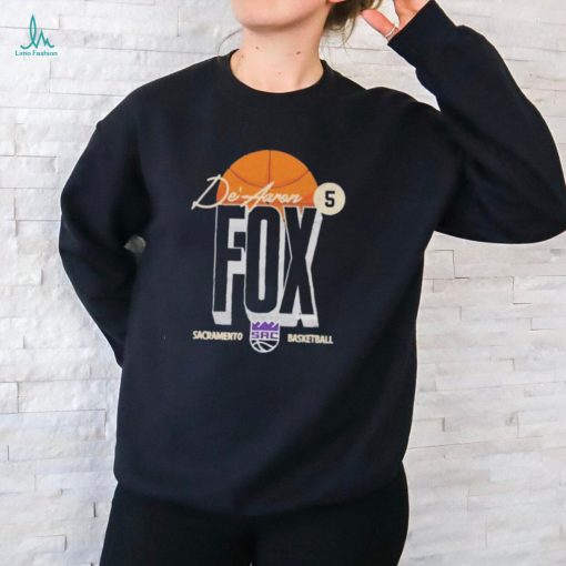 De’Aaron Fox Sacramento Kings basketball label shirt