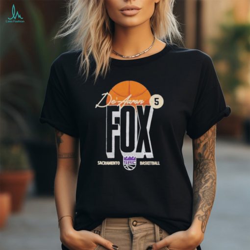 De’Aaron Fox Sacramento Kings basketball label shirt