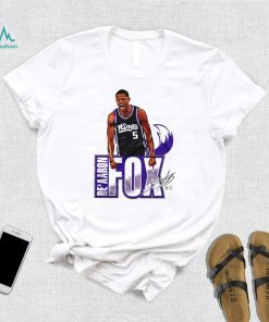 De’aaron Fox Sacramento Kings player signatures shirt