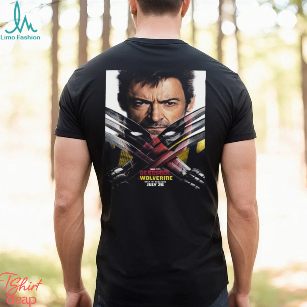 Deadpool and Wolverine New Poster Hugh Jackman And Ryan Reynolds In Theaters On July 26 2024 Unisex T Shirt Deadpool and Wolverine New Poster Hugh Jackman And Ryan Reynolds In Theaters On July 26 2024 Unisex T Shirt