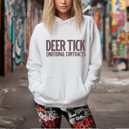 Deer Tick Merch Emotional Contracts Ringer T Shirt