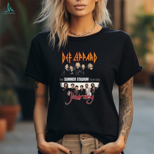 Def Leppard And Journey 2024 Tour The Summer Stadium Shirt