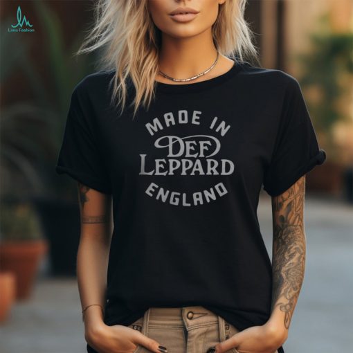 Def Leppard Made In England T Shirt
