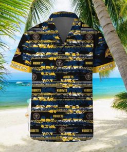 Denver Nuggets Hawaii Set Pattern Vintage 3D Hawaiian Shirt And Shorts