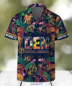 Denver Nuggets Logo Team Hawaiian Shirt And Shorts Beach Holiday Gift