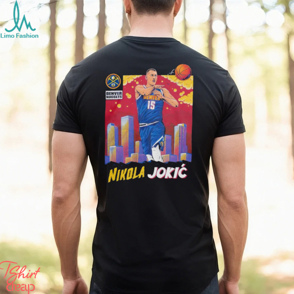 Denver Nuggets Sky Player Nikola Jokic #15 Shirt Denver Nuggets Sky Player Nikola Jokic #15 Shirt