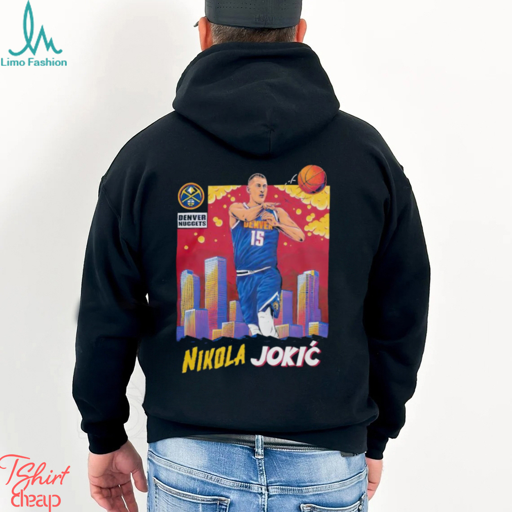 Denver Nuggets Sky Player Nikola Jokic #15 Shirt Denver Nuggets Sky Player Nikola Jokic #15 Shirt