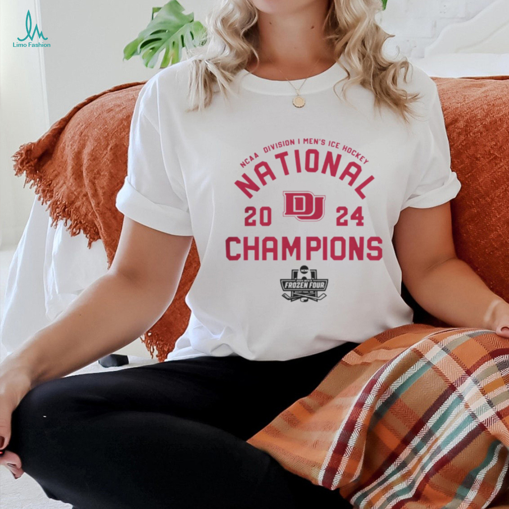 Denver Pioneers Champion 2024 NCAA Men_s Ice Hockey National Champions Locker Room T Shirt Denver Pioneers Champion 2024 NCAA Men_s Ice Hockey National Champions Locker Room T Shirt