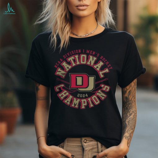 Denver Pioneers Men’s Hockey 2024 National Champions Tee Shirt