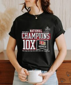 Denver Pioneers Ncaa Men’s ICE Hockey National Champions 10x Shirt