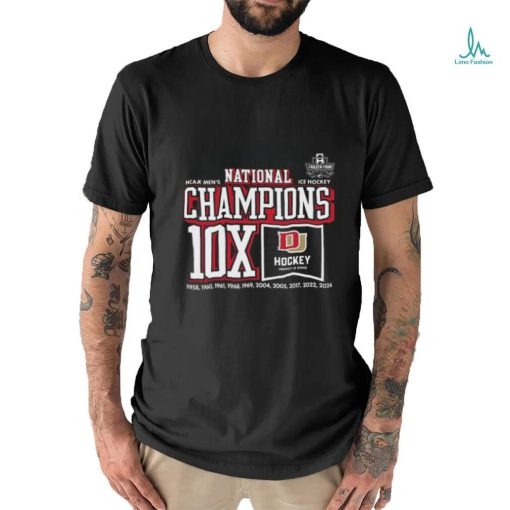 Denver Pioneers Ncaa Men’s ICE Hockey National Champions 10x Shirt