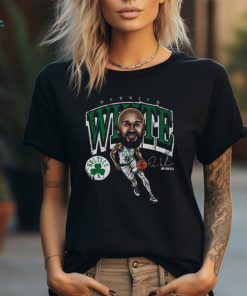 Derrick White 9 Boston Celtics Basketball Signature Cartoon Logo Shirt