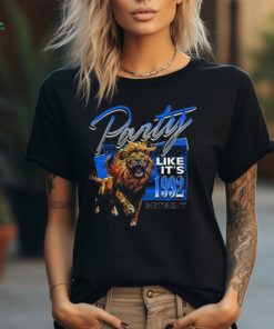 Detroit Lions Football Party Like It’s 1992 Mascot T Shirt