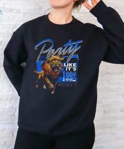 Detroit Lions Football Party Like It’s 1992 Mascot T Shirt
