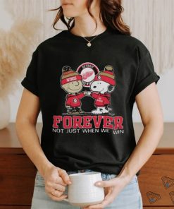 Detroit Red Wings Forever Not Just When We Win T Shirt