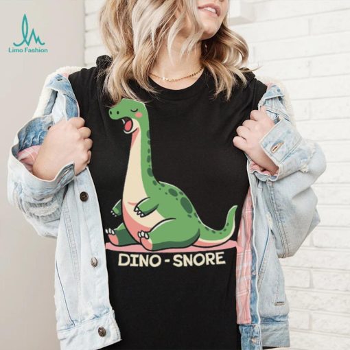 Dinosaur sleep dino snore shirt