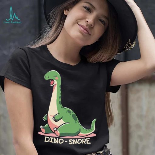 Dinosaur sleep dino snore shirt