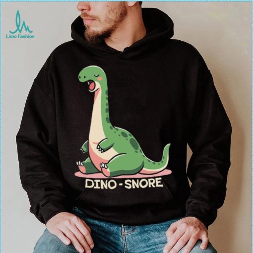 Dinosaur sleep dino snore shirt
