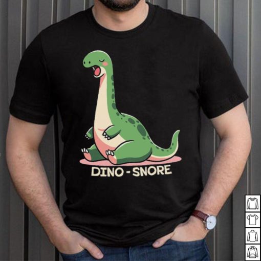 Dinosaur sleep dino snore shirt