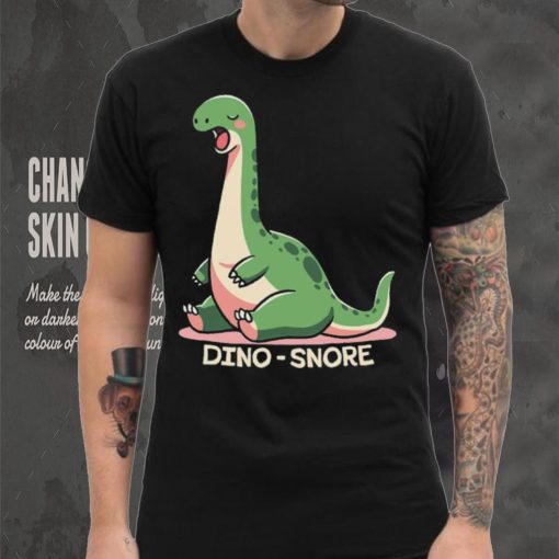 Dinosaur sleep dino snore shirt