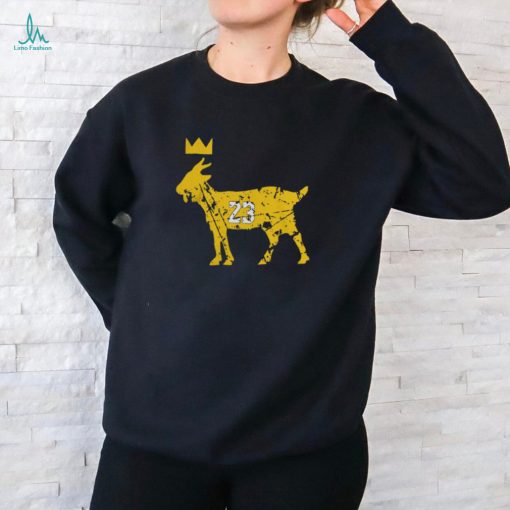 Distressed Goat 23 Los Angeles Basketball Fan T Shirt