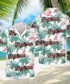 District Heights, Maryland, District Heights Career Fire Station 26 3D Beach Shirt Summer Hawaiian Shirt