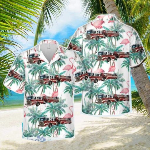 District Heights, Maryland, District Heights Career Fire Station 26 3D Beach Shirt Summer Hawaiian Shirt