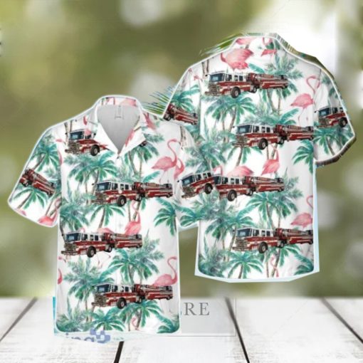 District Heights, Maryland, District Heights Career Fire Station 26 3D Beach Shirt Summer Hawaiian Shirt