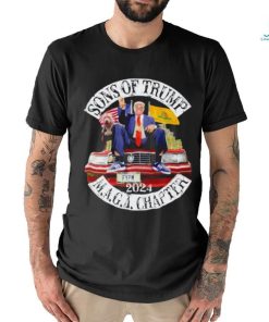 Donald Trump sons of Trump maga chapter 2024 with pitbull car shirt