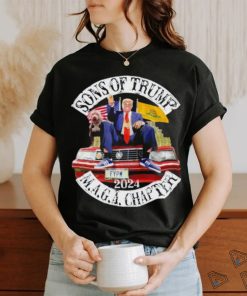 Donald Trump sons of Trump maga chapter 2024 with pitbull car shirt