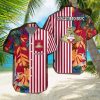 Miami Heat Hawaii Set Pattern Vintage 3D Hawaiian Shirt And Shorts