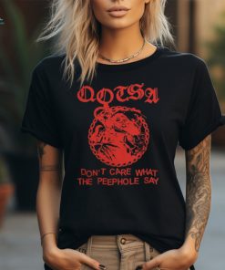 Don't Care What The Peephole Say QOTSA Logo Tee shirt