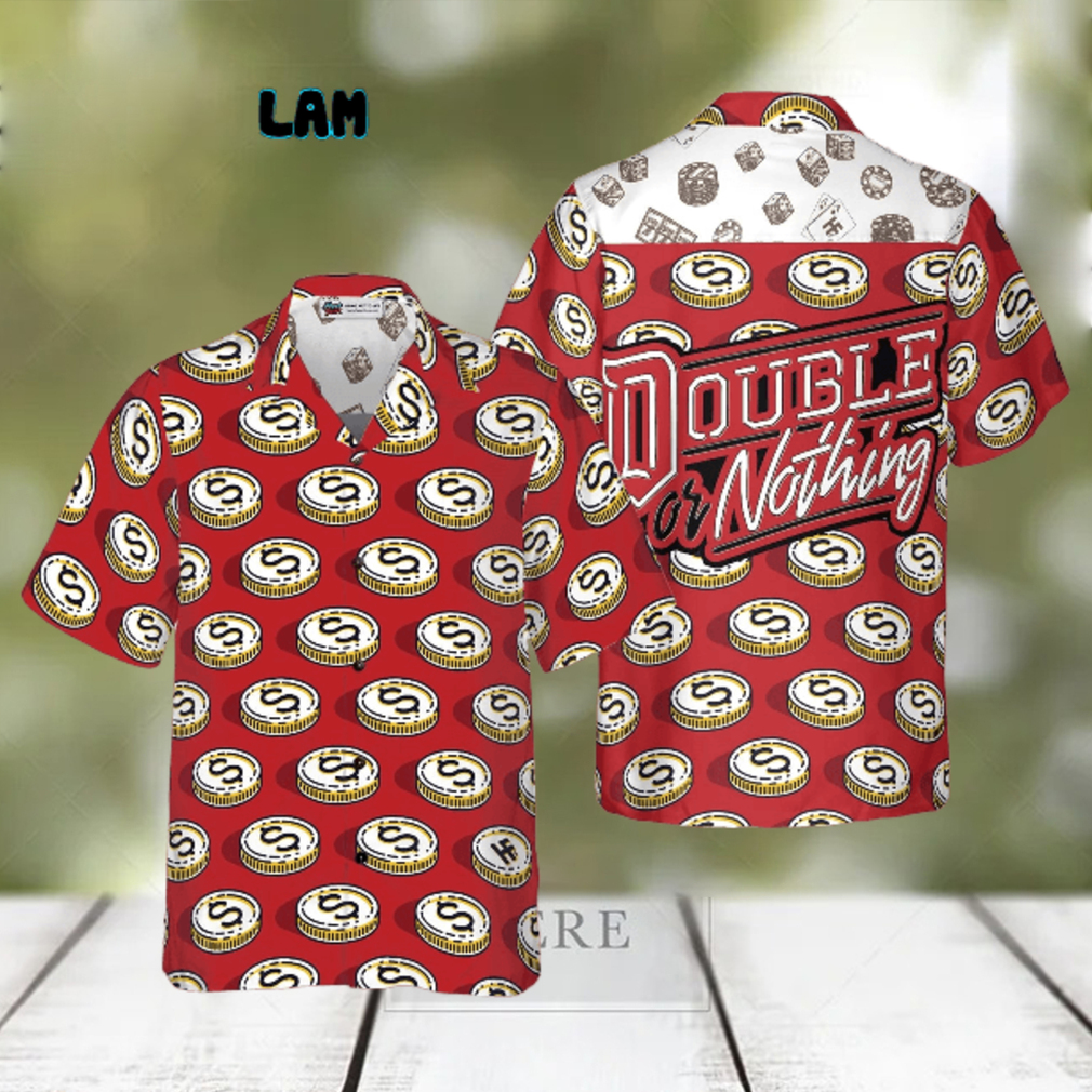 Double Or Nothing Casino Hawaiian Shirt Double Or Nothing Casino Hawaiian Shirt