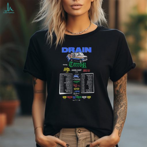 Drain May 11th – June 15th, 2024 Good Good Tour Poster Shirt